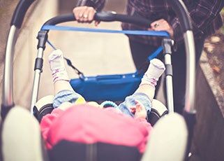 baby in a buggy