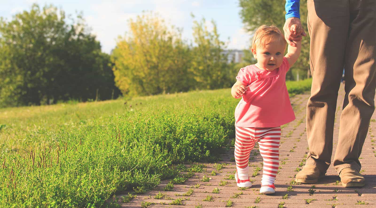 encourage baby to walk