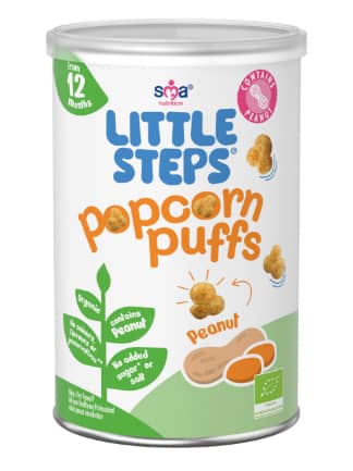 LITTLE STEPS Popcorn Puffs - Peanut