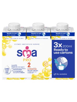 SMA PRO Follow-on Milk 3 x 200 ml Multi-pack