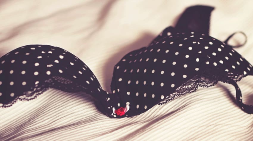 a bra to signify breast changes during pregnancy