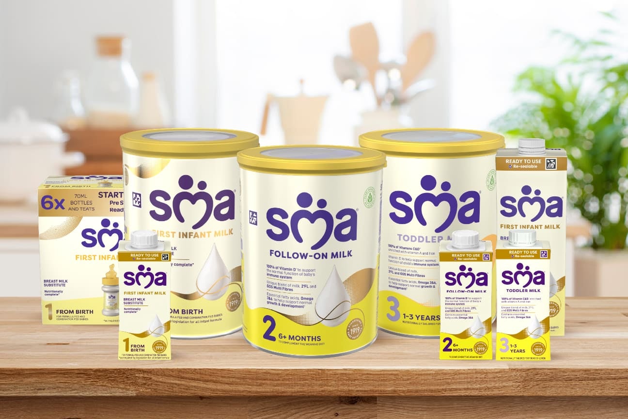 SMA Baby Milk Range
