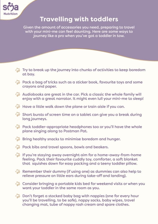 Top Tips for Travelling with Toddlers: For a Stress-Free Trip - Toddler Checklist - PDF Preview