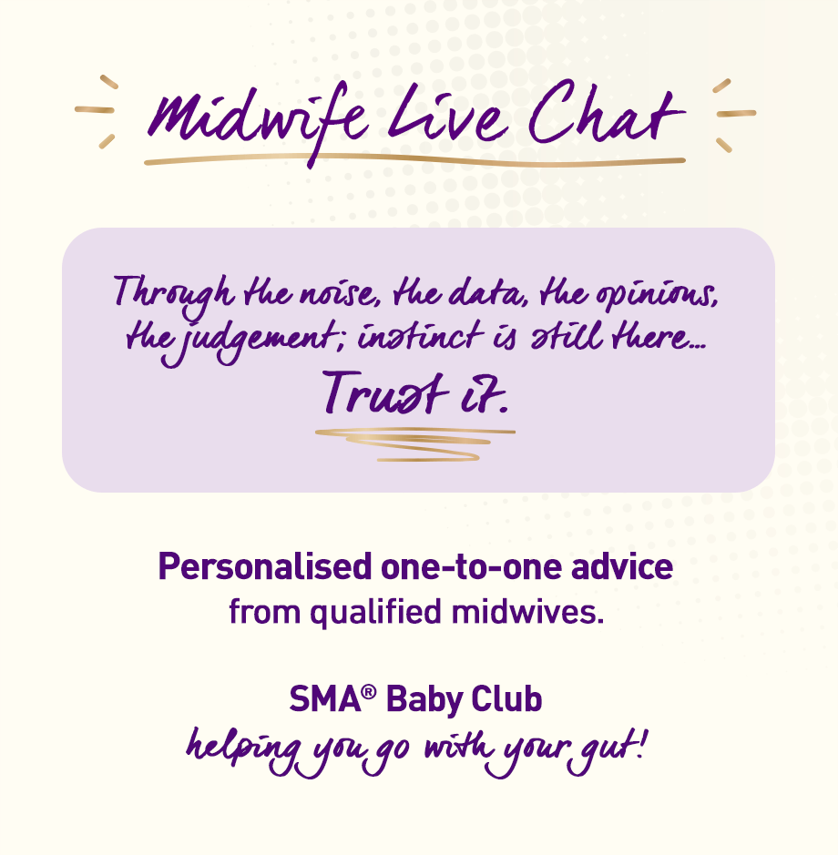 Image introducing the Midwife Live Chat service