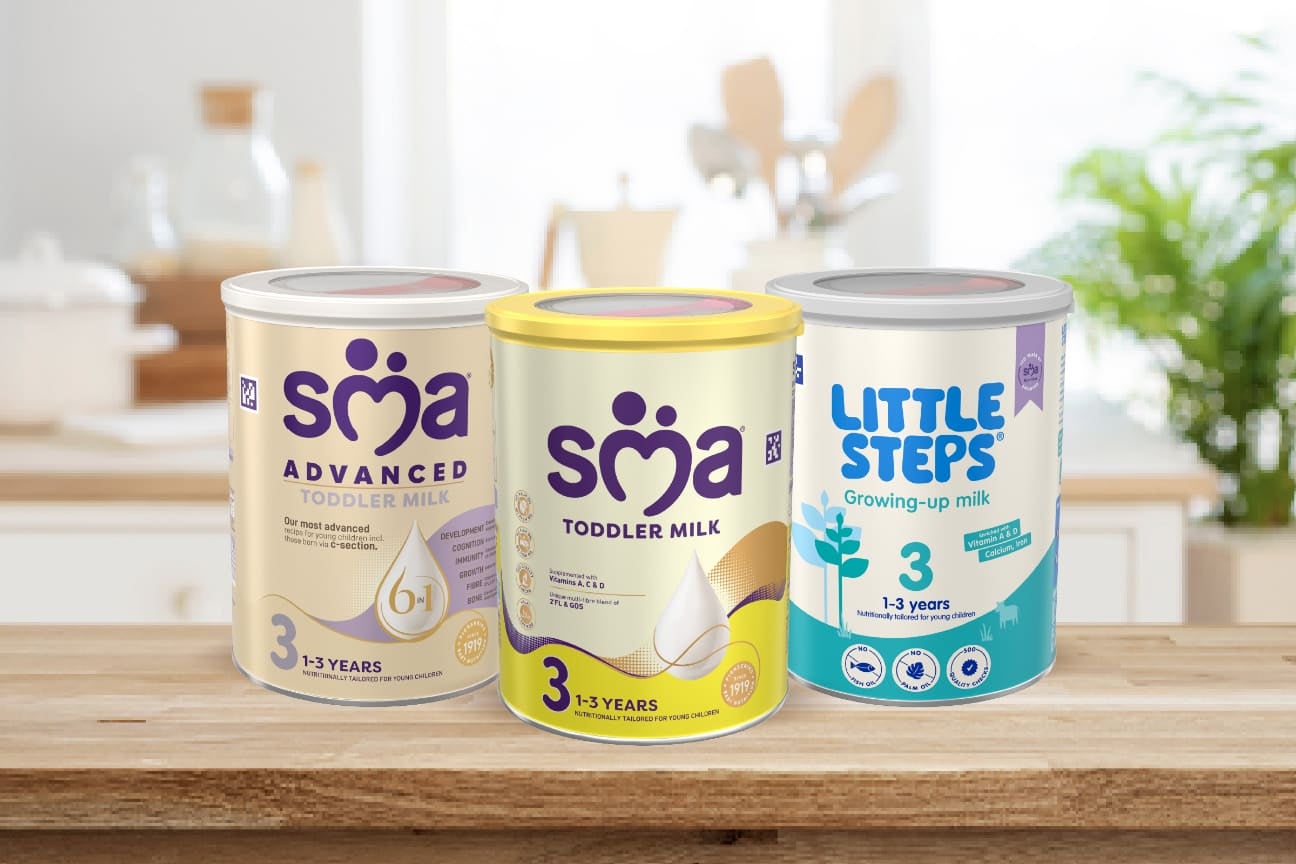 SMA Toddler Milks Range