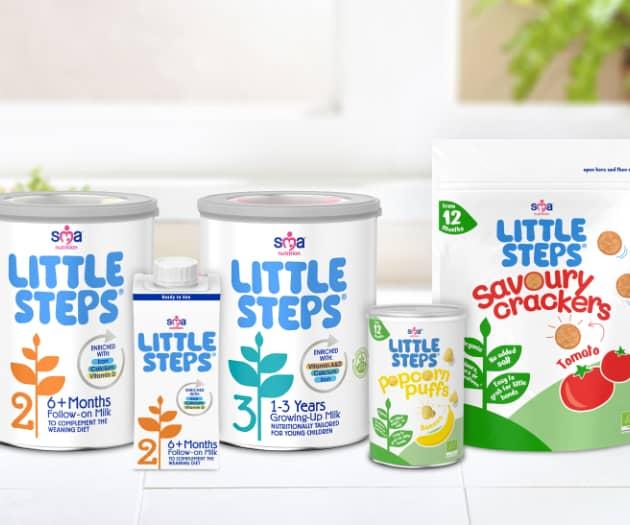 Little Steps baby milks & snacks