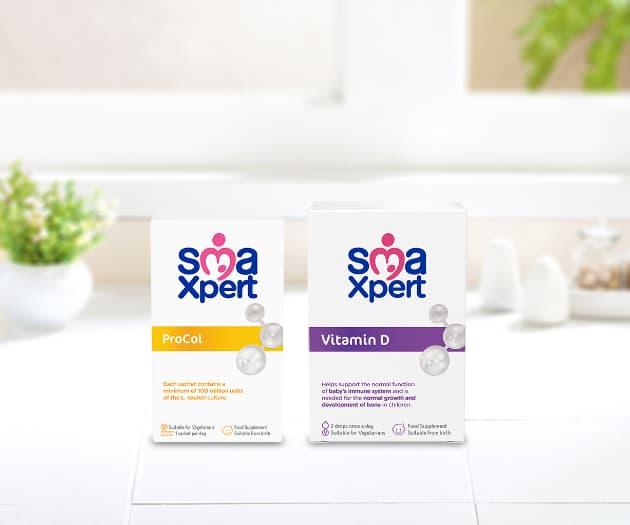 SMA Xpert supplement range