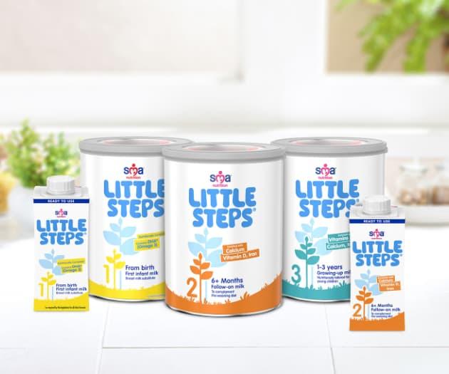LITTLE STEPS Milks Range