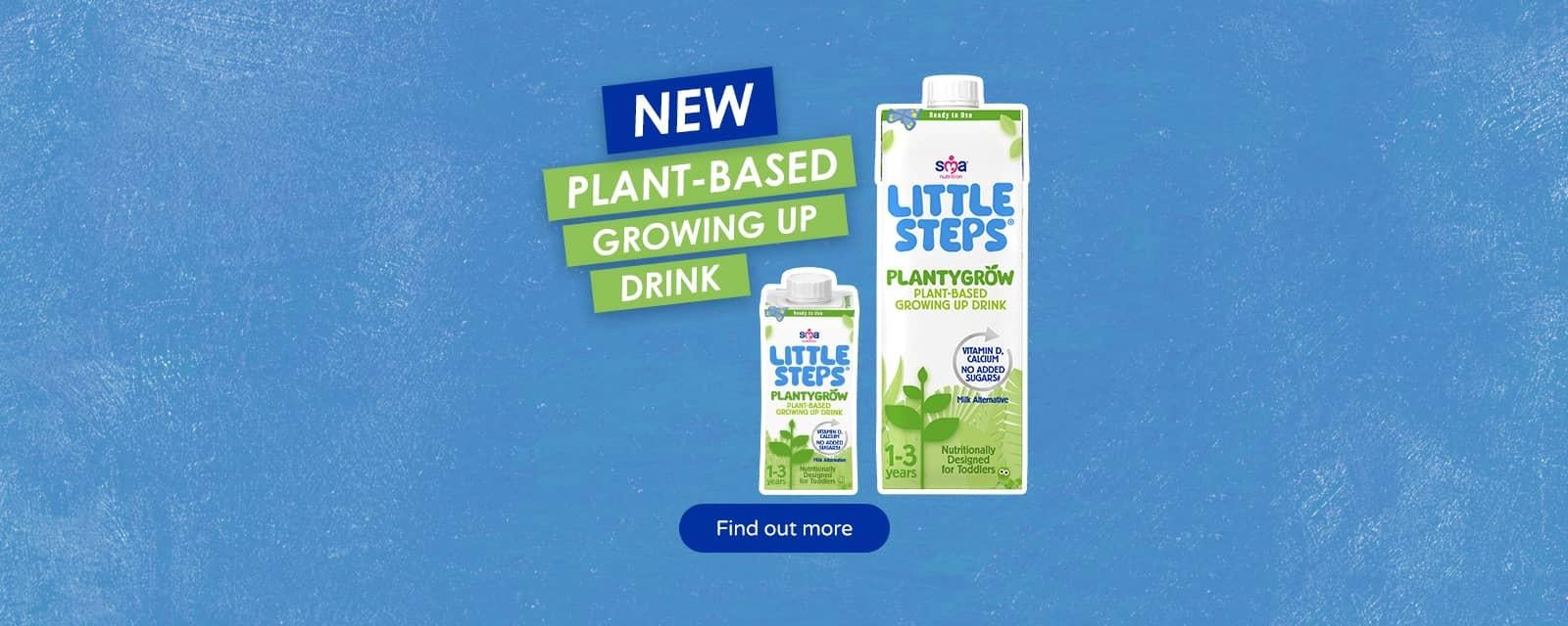 Introducing NEW LITTLE STEPS® PLANTYGROW Growing Up Drink!